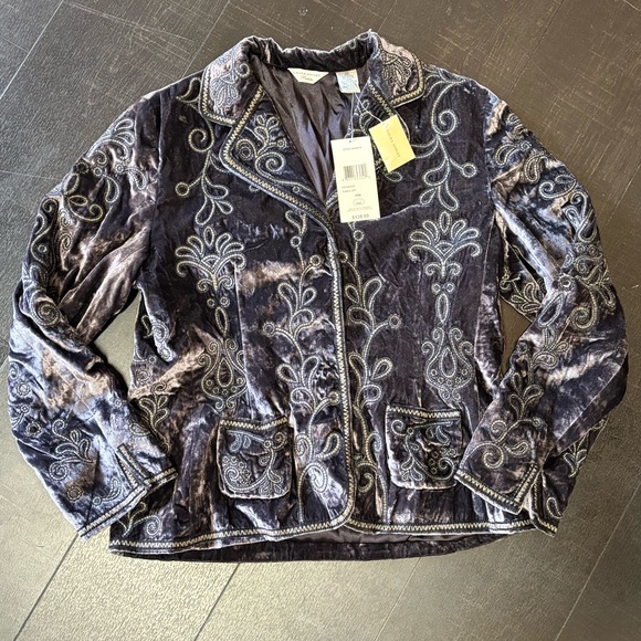 NWT velvet jacket - Picture 1 of 5